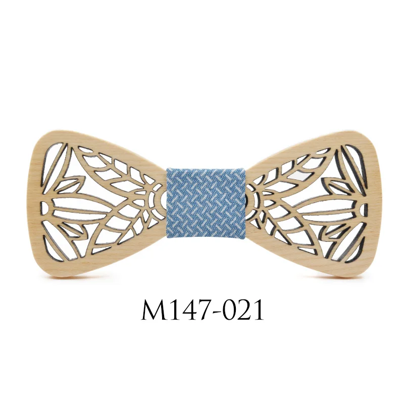 Top Trends: New Arrival Hollow Wood Bow Ties For Mens Wedding Suits Wooden Bow Tie Butterfly Shape Leaves Bowknots Gravatas Slim Cravat Shoppable Styles - Image 5