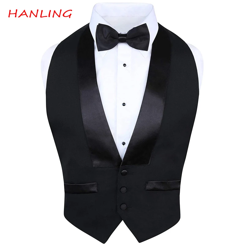 Top Trends: Men&#039;s Suit Vest Wedding Groom Vest Shawl Collar Slim Fit Sleeveless Party Dress Vest For Men Waistcoat Shoppable Styles