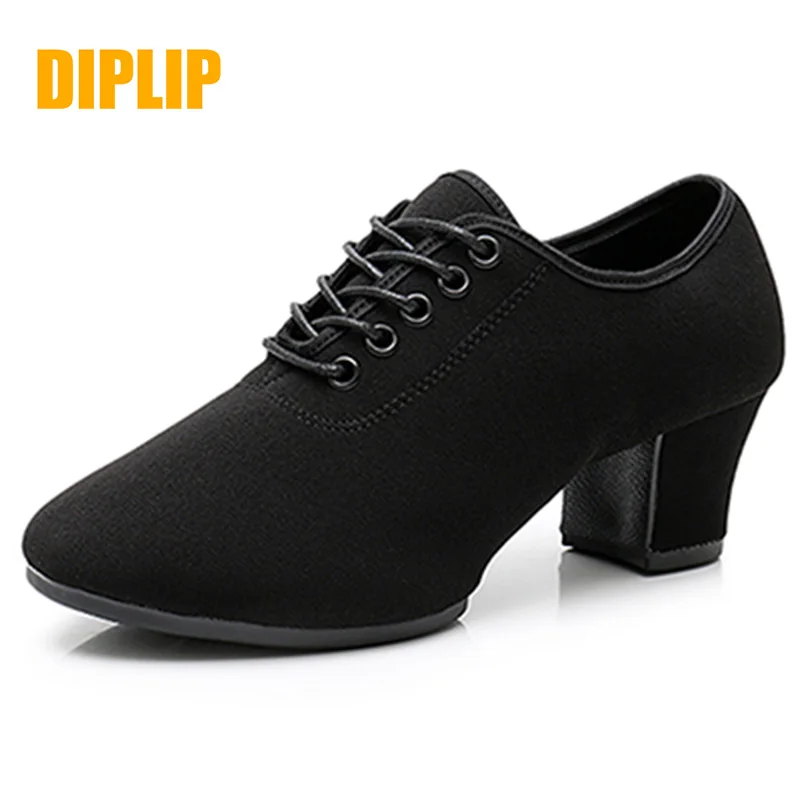 Top Trends: DIPLIP New Latin Dance ShoesTango Salsa Girls Woman Adult Modern Ballroom Dance Shoes Teacher Shoes 3.5 / 5cm Oxford Sneakers Shoppable Styles