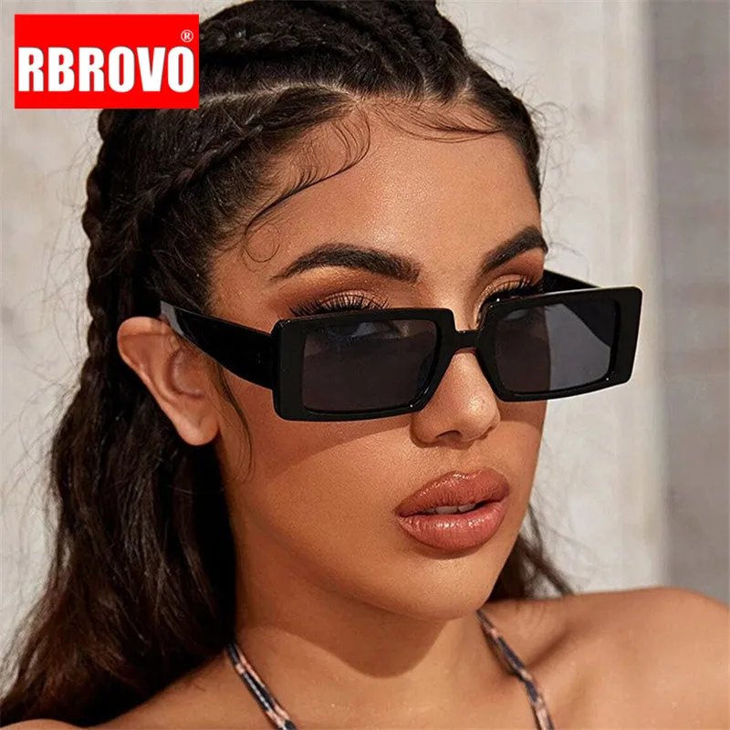 Top Trends: RBROVO 2023 Square Retro Sunglasses Women Vintage Sun Glasses For Women / Men Luxury Brand Eyeglasses Women Small Oculos De Sol Shoppable Styles