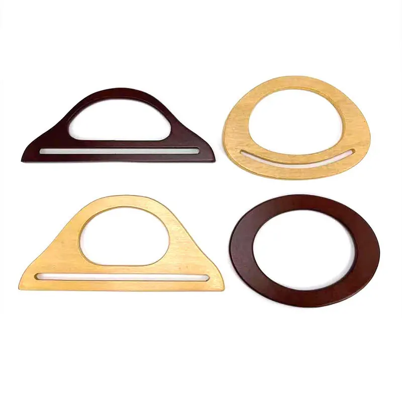 Top Trends: DIY Classic Wood Straps 1Pc Square D Shape Wooden Bag Handle Decorative Bags Accessories Handbag Tote Replacement Making Tool Shoppable Styles