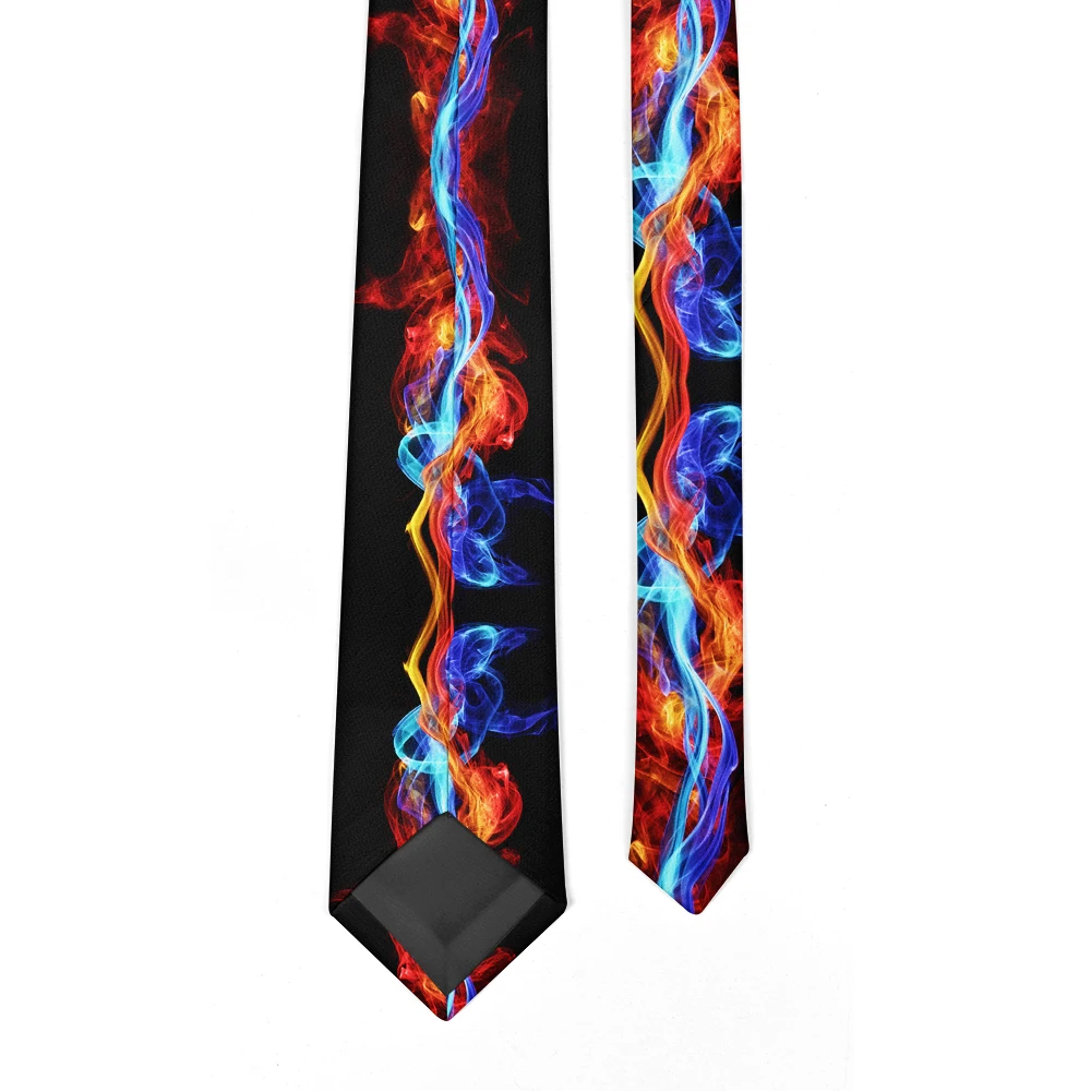 Top Trends: Funny Business Casual Polyester Slim Tie Suit Shirt Accessories 8cm Wide Polyester High Quality Narrow Neckties For Men Women Shoppable Styles - Image 5