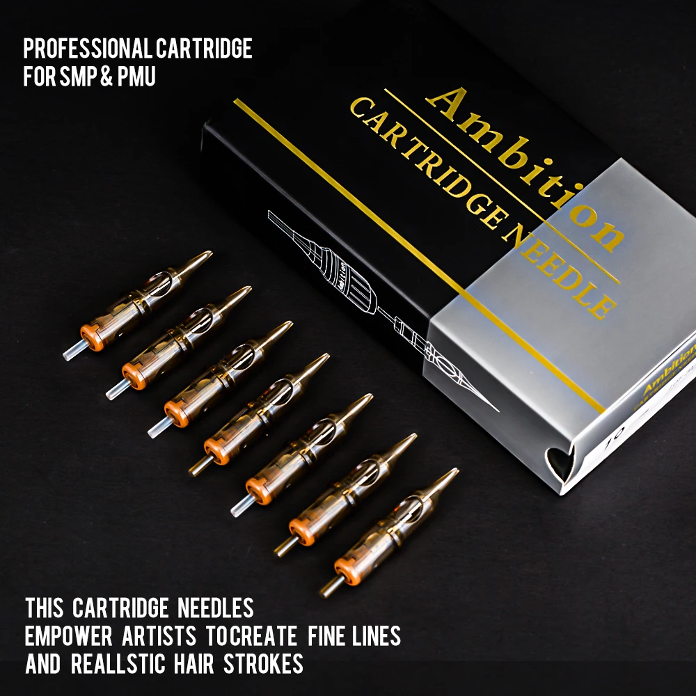 Top Trends: Ambition Premium Tattoo Cartridge Needle M1 0.3mm / 0.35mm 20pcs / lot Disposable Sterilized For Tattoo Machine And Permanent Makeup Shoppable Styles - Image 3