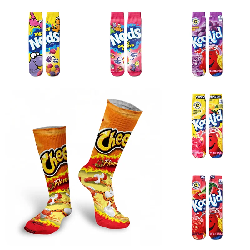 Top Trends: Trend Compression Street Chips Cotton Socks Skateboarding Teen Unisex Casual Standard Thick Women&#039;s Socks Funny Novelty Sock Sox Shoppable Styles