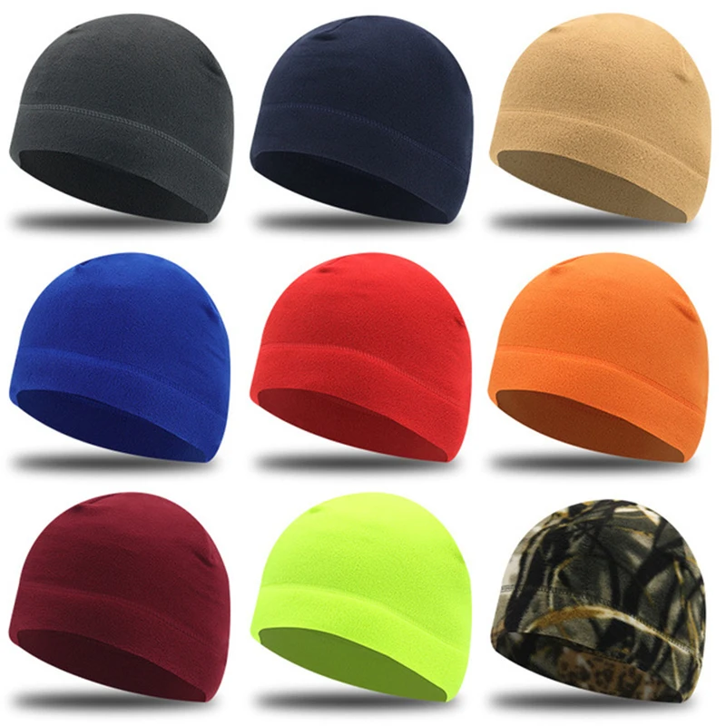 Top Trends: Winter Warm Army Cap Soft Men Ski Cycling Skin-friendly Tactical Beanie Anti-static Hiking Spring Polar Fleece Running Windproof Shoppable Styles