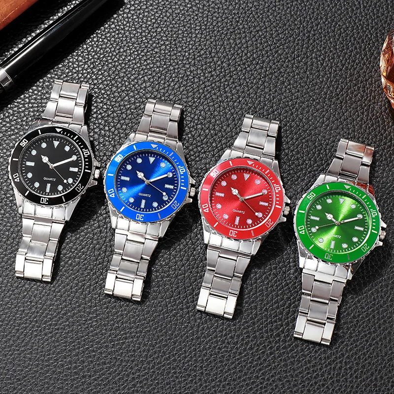 Top Trends: Top Luminous Women Watches Luxury Green Men Watch Red Stainless Steel Clock Fashion Lover Military Friend Gift Quartz Wristwatch Shoppable Styles