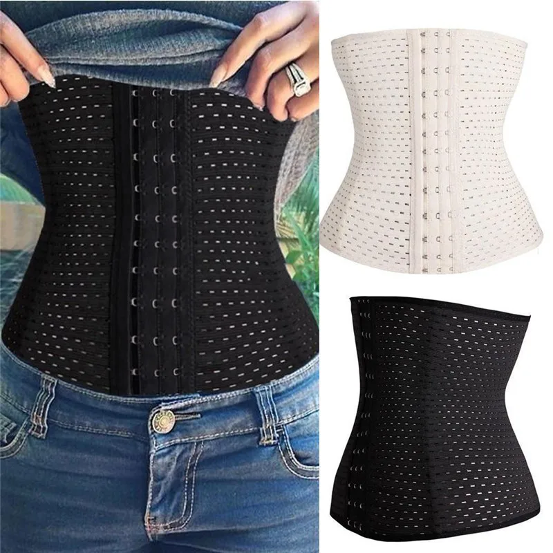 Top Trends: Waist Trainer Cincher Womens Underbust Corset Belt Shapewear Slim Body Shaper Fashion Breathable Solid Plus Size After Pregnancy Shoppable Styles