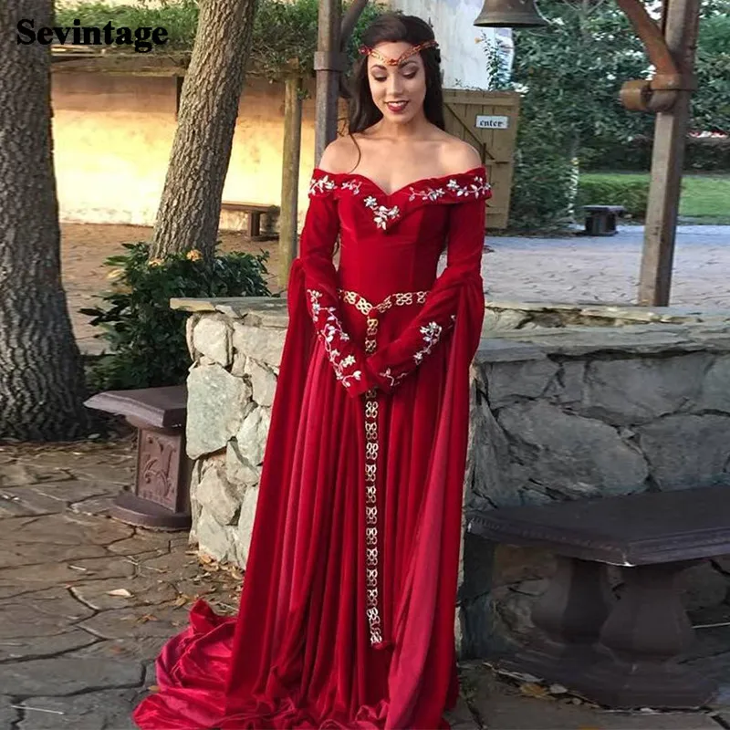 Top Trends: Sevintage Velvet Karakou Algerian Evening Dress Appliques Lace Prom Party Gowns Long Sleeves Formal Women Dresses 2021 Shoppable Styles