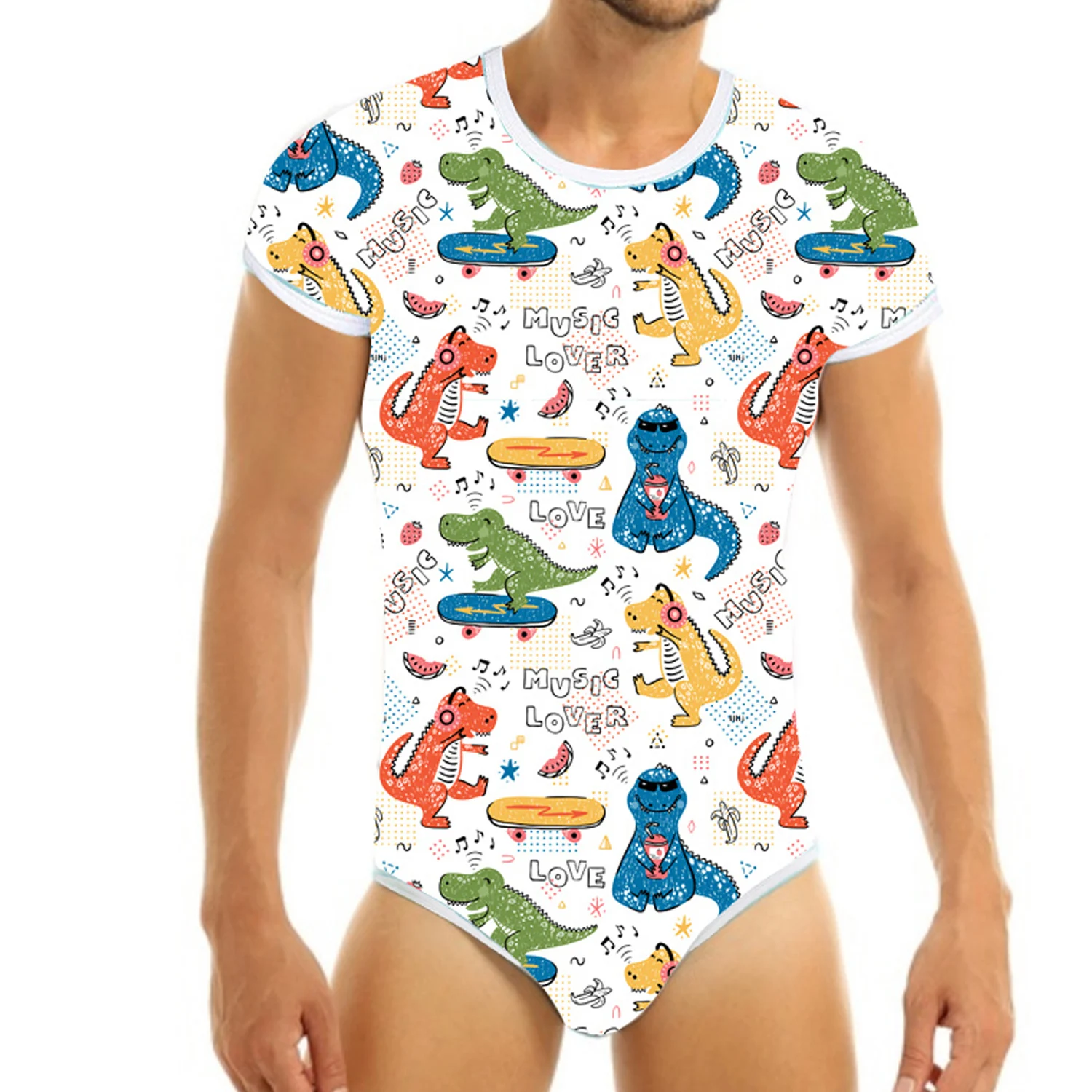 Top Trends: ABDL Onesie Adult Baby Snap Crotch Romper Littlespace Bodysuit Dinosaur Shoppable Styles