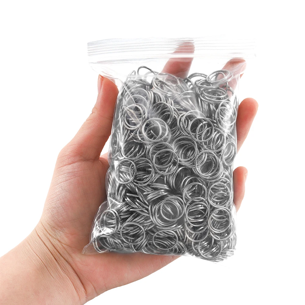 Top Trends: 1050pcs Stainless Steel Open Jump Rings Jewelry Making Connectors Split Rings Accessories For Diy Jewelry Findings Supplies Shoppable Styles