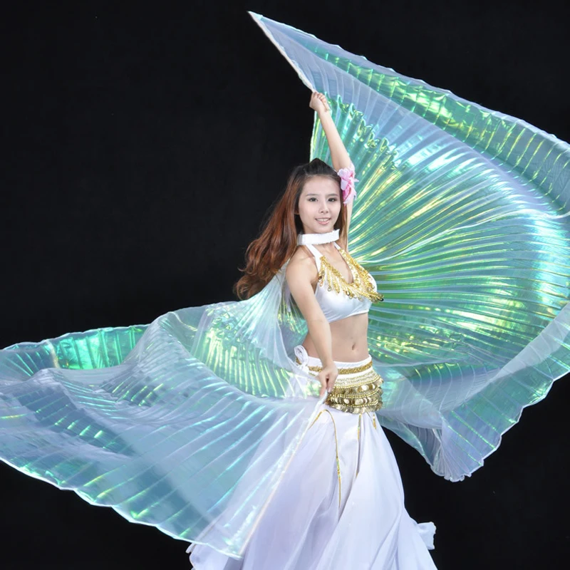 Top Trends: Bazzery Belly Dance Wings Belly Dancing Angle Wings Women's Egyptian Egypt Belly Dance Costume Bifurcate Isis Wings Shoppable Styles