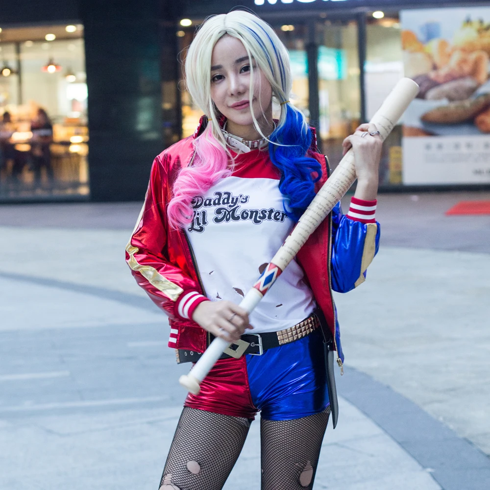 Top Trends: Suicide Cosplay Anime Harley Costume Quinn Frozen Dress Kids Adult Suit Pop Tops Squad Accessories Women Shoppable Styles