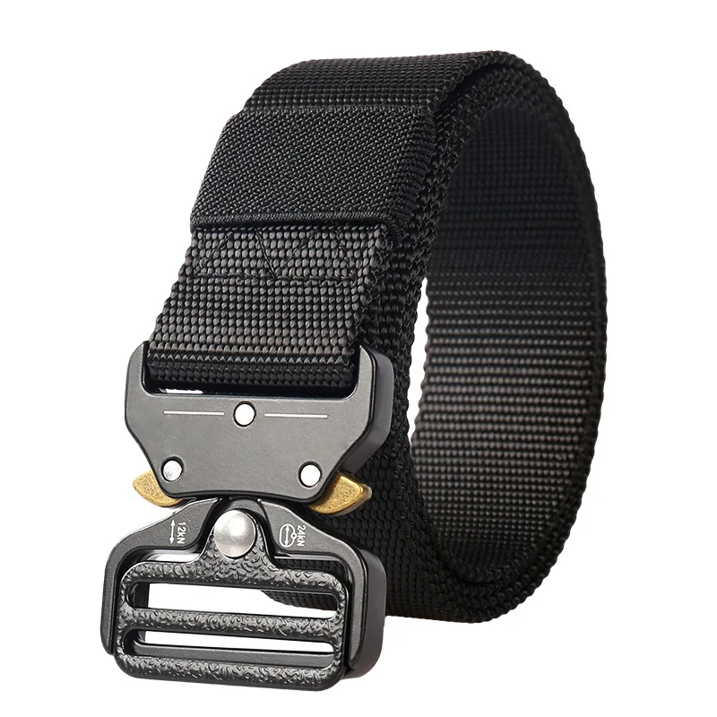 Top Trends: MYMC Men&#039;s Belt Outdoor Hunting Metal Tactical Belt Alloy Buckle Military Marine Corps Canvas Belt For Men Quick Release Shoppable Styles