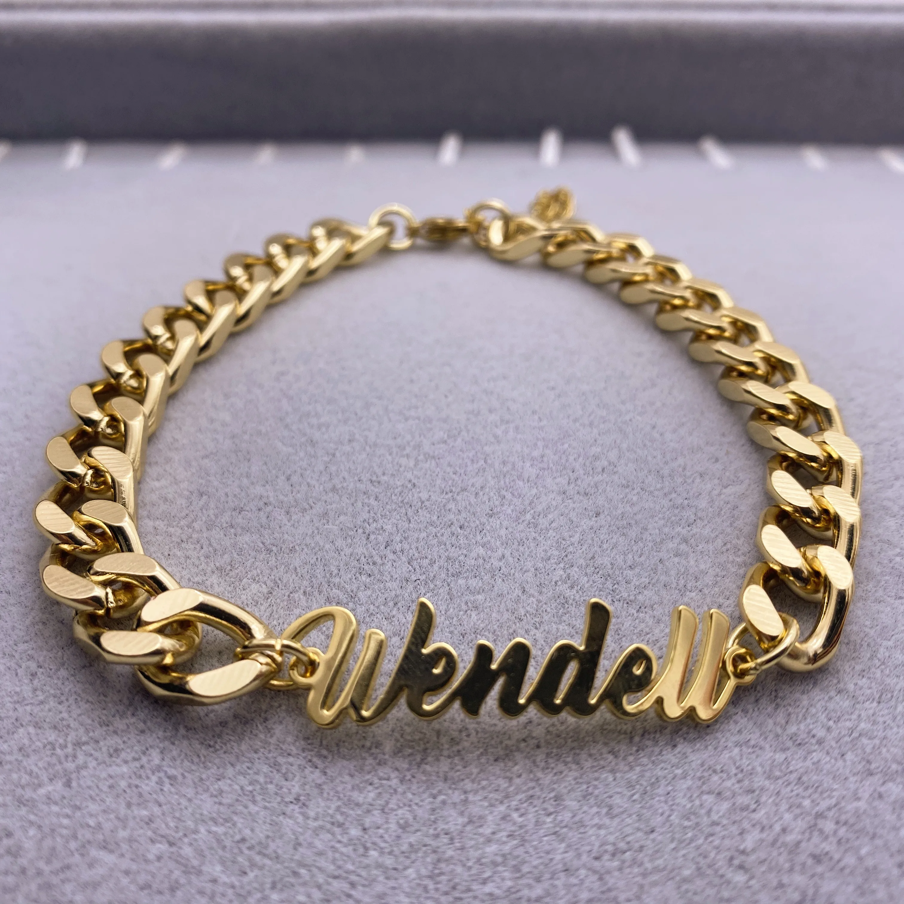 Top Trends: Noelia Custom Name Bracelets For Women Men Stainless Steel Gold 8mm Cuban Chain Personalized Classic Nameplate Jewelry браслет Shoppable Styles - Image 3