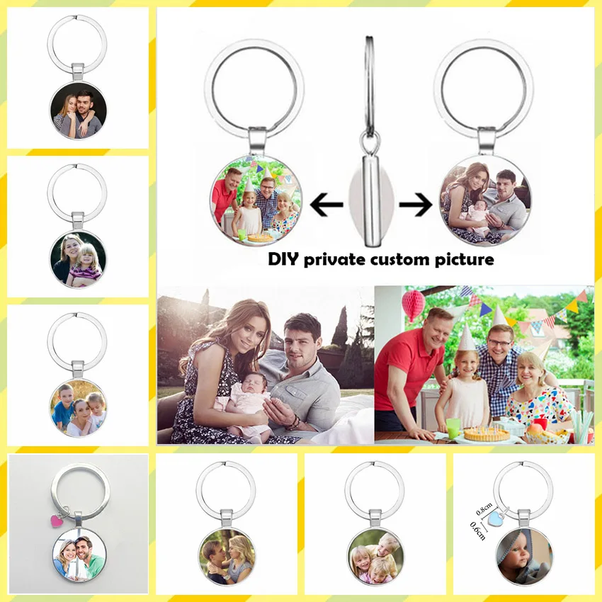 Top Trends: DIY Personalized Pendant Baby Custom Keychain Photo Mom, Dad, Grandpa, Grandma, Parents Love Gifts For Family Shoppable Styles