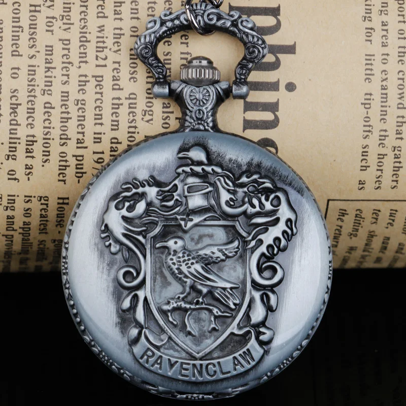 Top Trends: Antique Grey Quartz Movement Pocket Watch Necklace Fob Gift Pendant TD2120 Reloj De Bolsillo Shoppable Styles