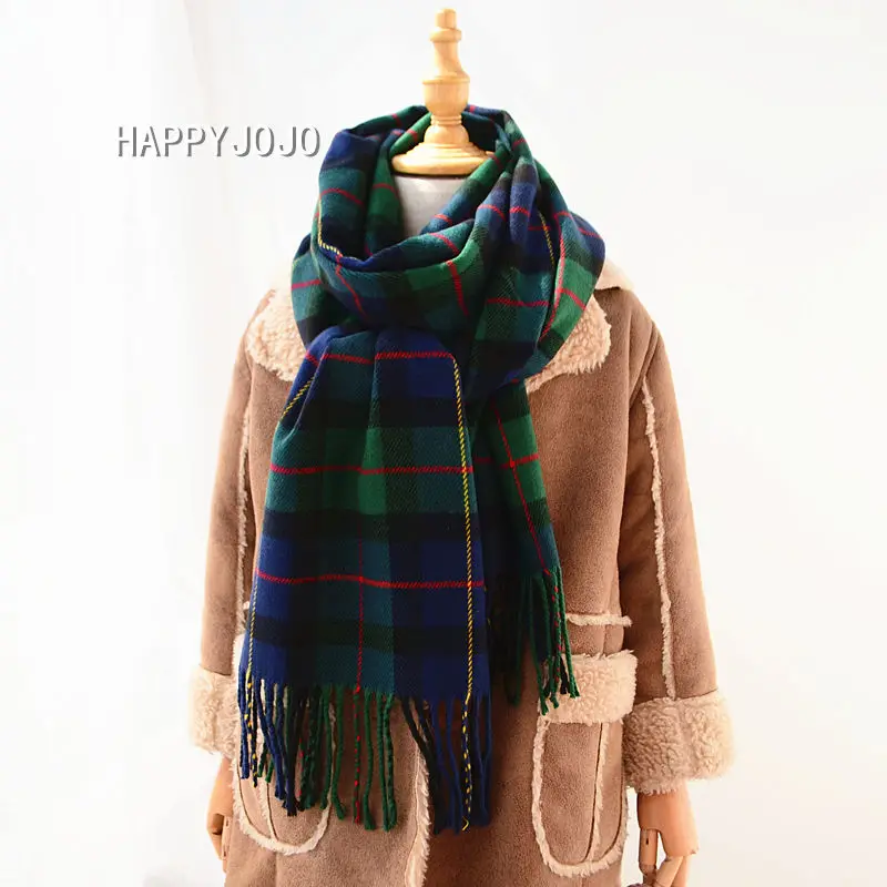 Top Trends: Classic Red Plaid Children Scarf Warm Winter Small Narrow Shawl Women Ladies Lovely Fashion Casual Scarves For Child Boy Girl Shoppable Styles - Image 3