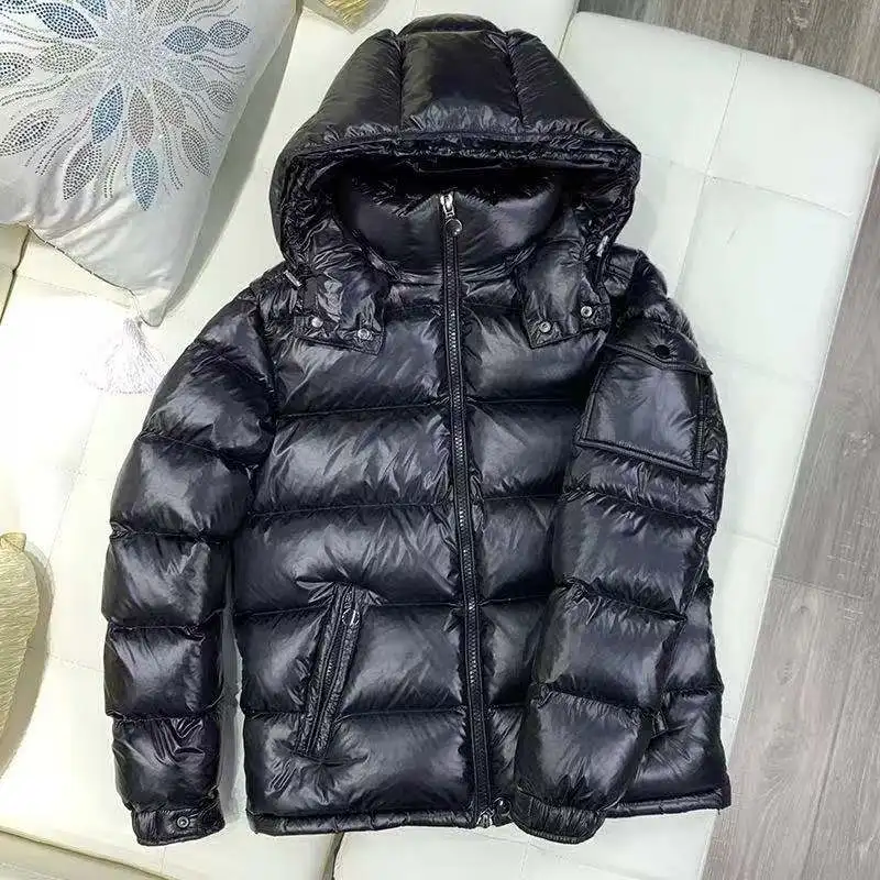 Top Trends: 2023 New Down Jacket Youth Loose Short Hooded Clothes Korean Style Trendy Handsome Bright Face Down Jacket Shoppable Styles - Image 5