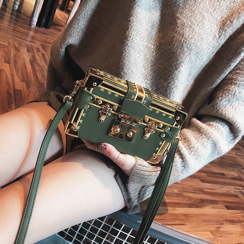 Top Trends: WTYL Vintage Box Crossbody Bags For Women New Luxury Designer High Quality Handbags Fashion Chic Messenger Shoulder Bag Purse Shoppable Styles