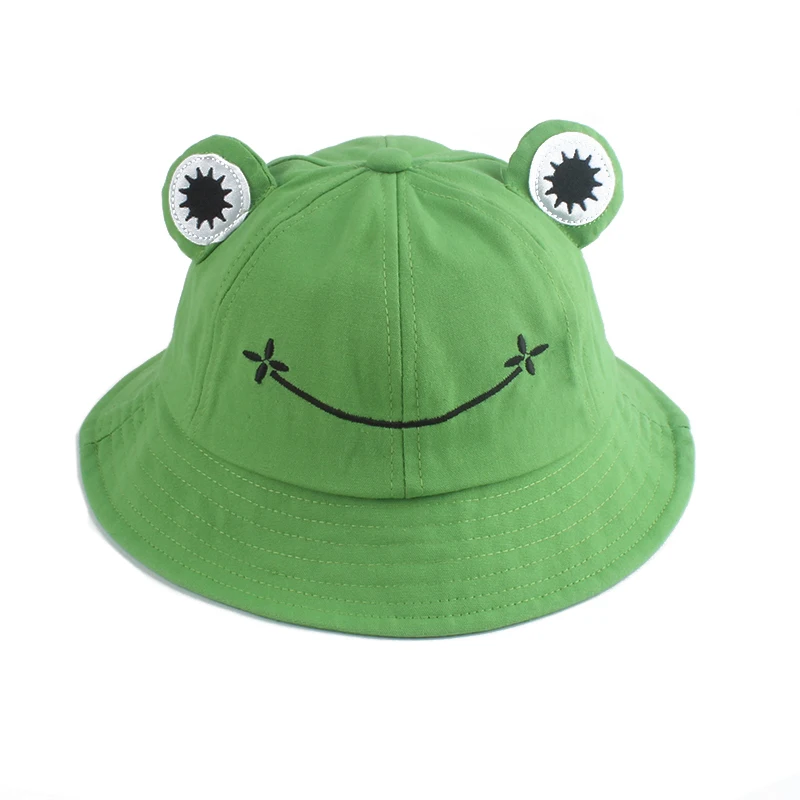 Top Trends: Parent-Kid Frog Bucket Hat Panama Fishing Hat Cartoon Cute Hats For Women Men Bob Chapeau Outdoor Sun Fisherman Caps Shoppable Styles