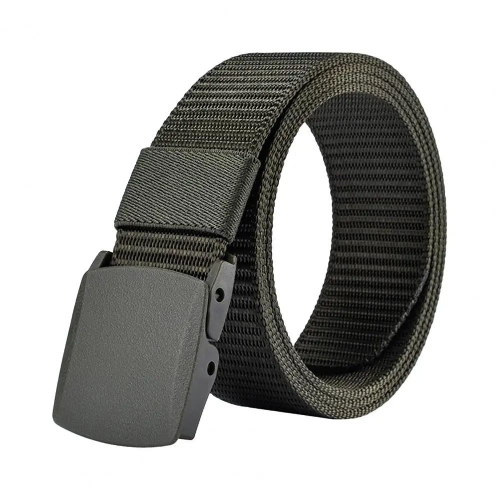 Top Trends: Fashion Men Belt Solid Color Adjustable Exquisite Buckle Men Lightweight All Match Clothes Accessories Waist Belt Daily Wear Shoppable Styles - Image 4