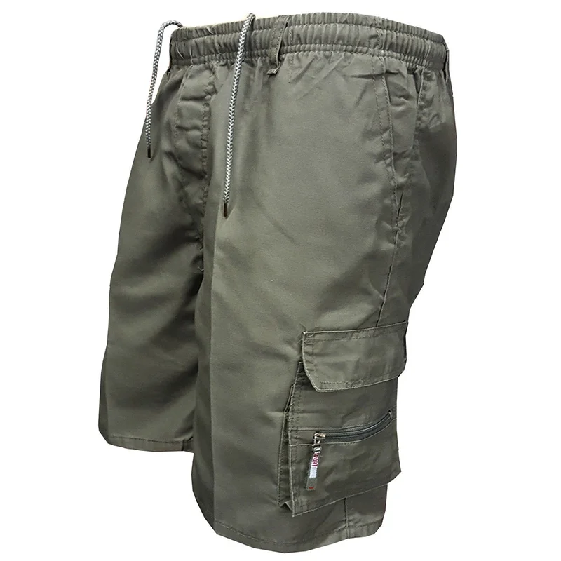 Top Trends: 2022 Summer Cargo Shorts Men&#039;s Loose Work Casual Outdoor Military Short Pants Multi Pocket Hot Breeches Shoppable Styles