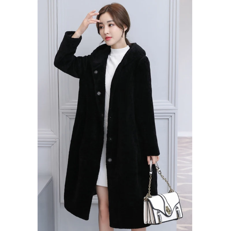 Top Trends: Sale Item Special Price Link New Fashion Long Coats Women Hooded Artificial Fur Coat Thick Warm Winter Coat Faux Fur Outerwear Shoppable Styles