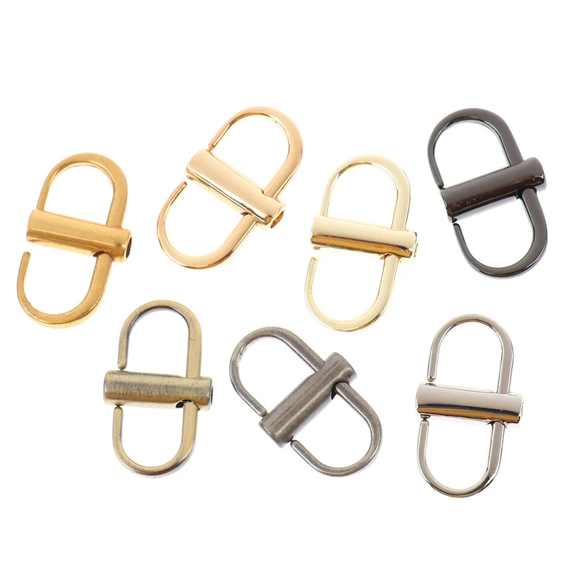 Top Trends: 2X Adjustable Metal Buckle Clip Handbag Chain Strap Length Shorten Bag Accessory Shoppable Styles - Image 5