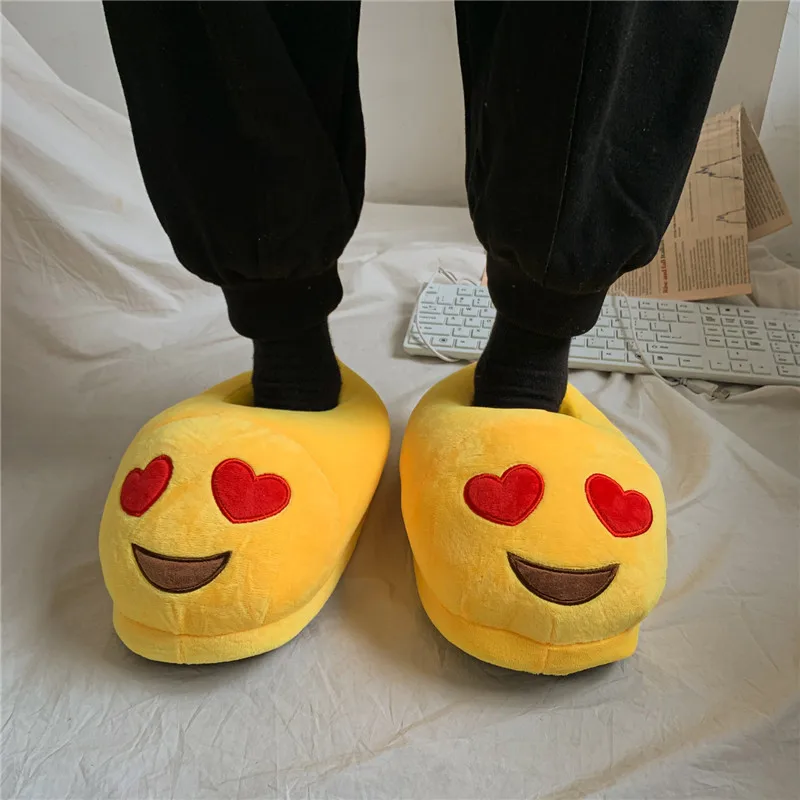 Top Trends: New Arrival Poop Men's Funny Slippers Winter Couples Plush Shoes Soft Indoor Cartoon Slippers Men Slides Non-slip House Shoes Shoppable Styles - Image 5