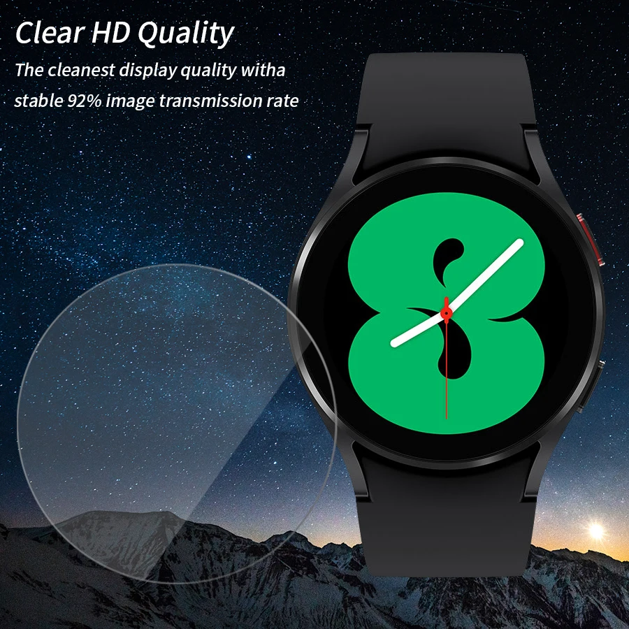 Top Trends: Tempered Glass Film For Samsung Galaxy Watch 4 / 5 40mm 44mm Watch 42mm 46mm HD Clear Screen Protector For Galaxy Watch 5pro 45mm Shoppable Styles