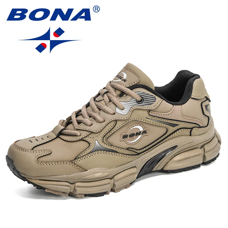 Top Trends: BONA 2023 New Designers Popular Action Leather Men Sneakers Outdoor Casual Shoes Fashion Man Leisure Footwear Walking Shoes Soft Shoppable Styles