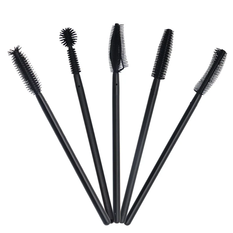 Top Trends: 50 Pcs Disposable Silicone Eyelashes Brushes Applicator Eye Lash Mascara Wands Brush Eyelash Extension Women Makeup Tools Shoppable Styles