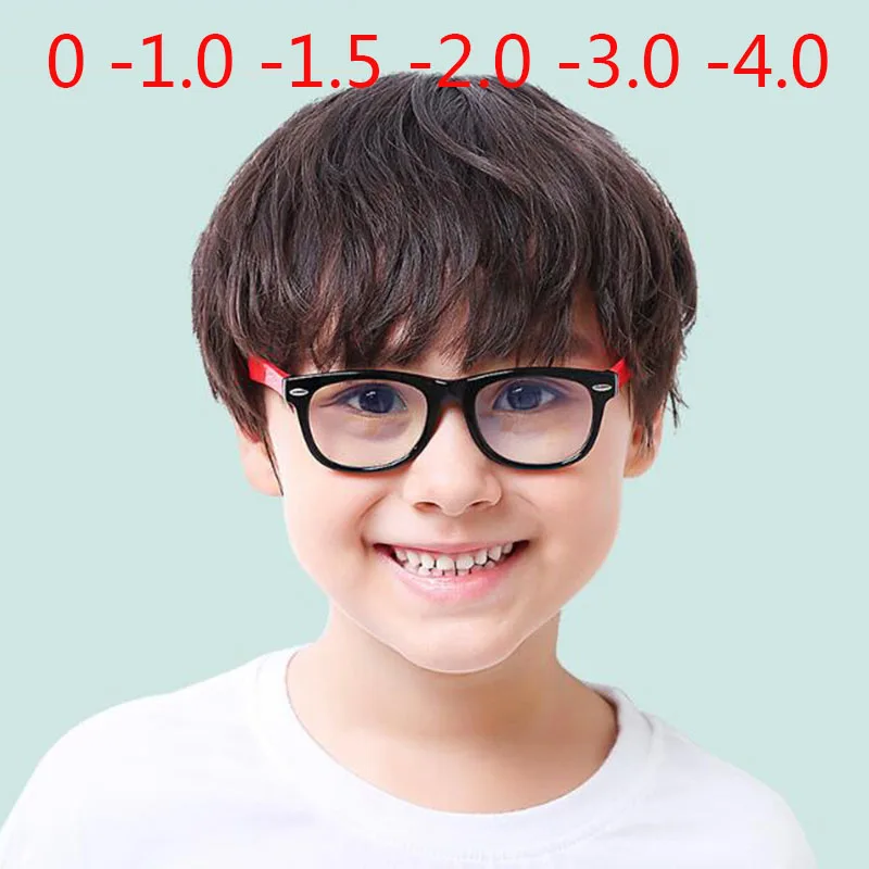 Top Trends: KIids Square Glasses Rivets Children Boy Girls 3-12 Years Prescription Eyewear 0 -0.5 -0.75 -1.0 -1.5 -2.0 -3.0 -4.0 Shoppable Styles