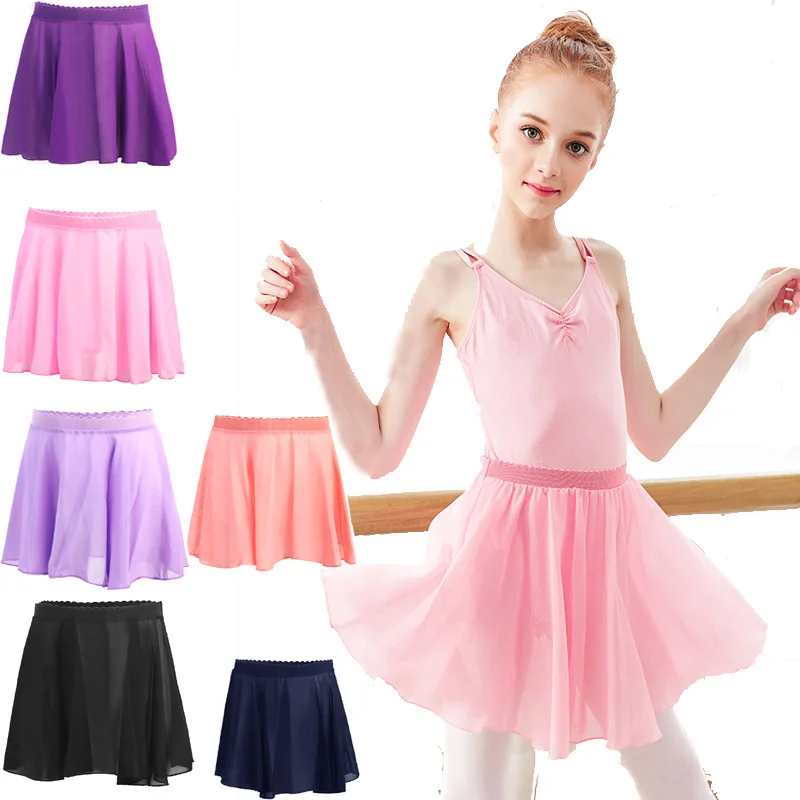 Top Trends: Ballet Waistband Leotard Chiffon Skirt Ballet Chiffon Wrap Skirt Girls Ballet Chiffon Wrap Skirts Dance Skirt For Toddlers Kids Shoppable Styles