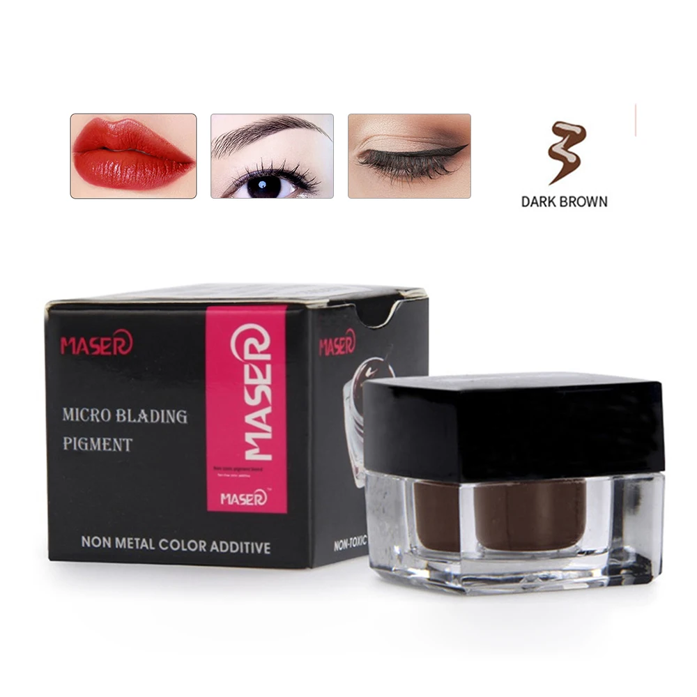 Top Trends: Maser Professional Microblading Pigment For Eyebrown Permanent Makeup Microblading Pen Tattoo Pigmento Microblading Accessory Shoppable Styles