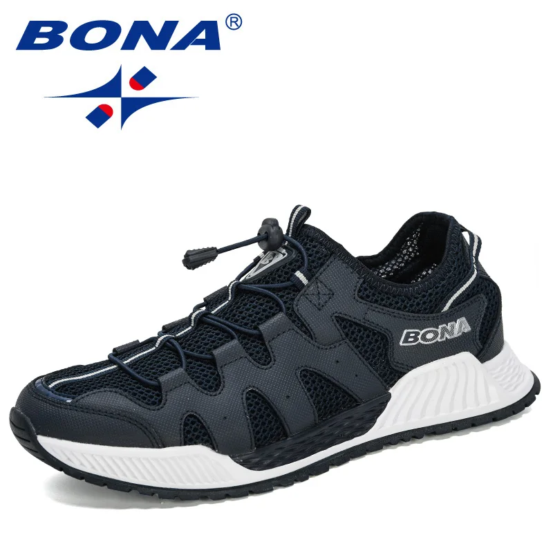 Top Trends: BONA New Designers Mesh Running Shoes Men 46 Large Size Sneakers Walking Jogging Casual Shoes Man Athletic Fotwear Trendy Shoppable Styles - Image 3