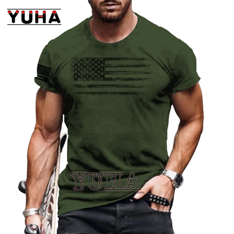 Top Trends: COOL T-Shirt Summer Fashion O-Neck Men&#039;s OversizedShort-Sleeved 3D Flag Printed Sports Fitness Shirt Loose And Breathable Stree Shoppable Styles