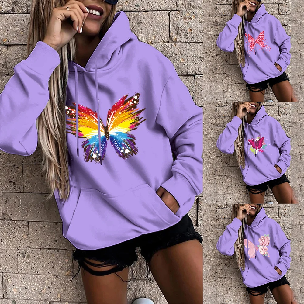 Top Trends: New Style Hoodie 2021 Lazy Style Womens Sweater Sportswear Pullover Polyester Cotton Shirt Casual Womens Hoodie Shoppable Styles