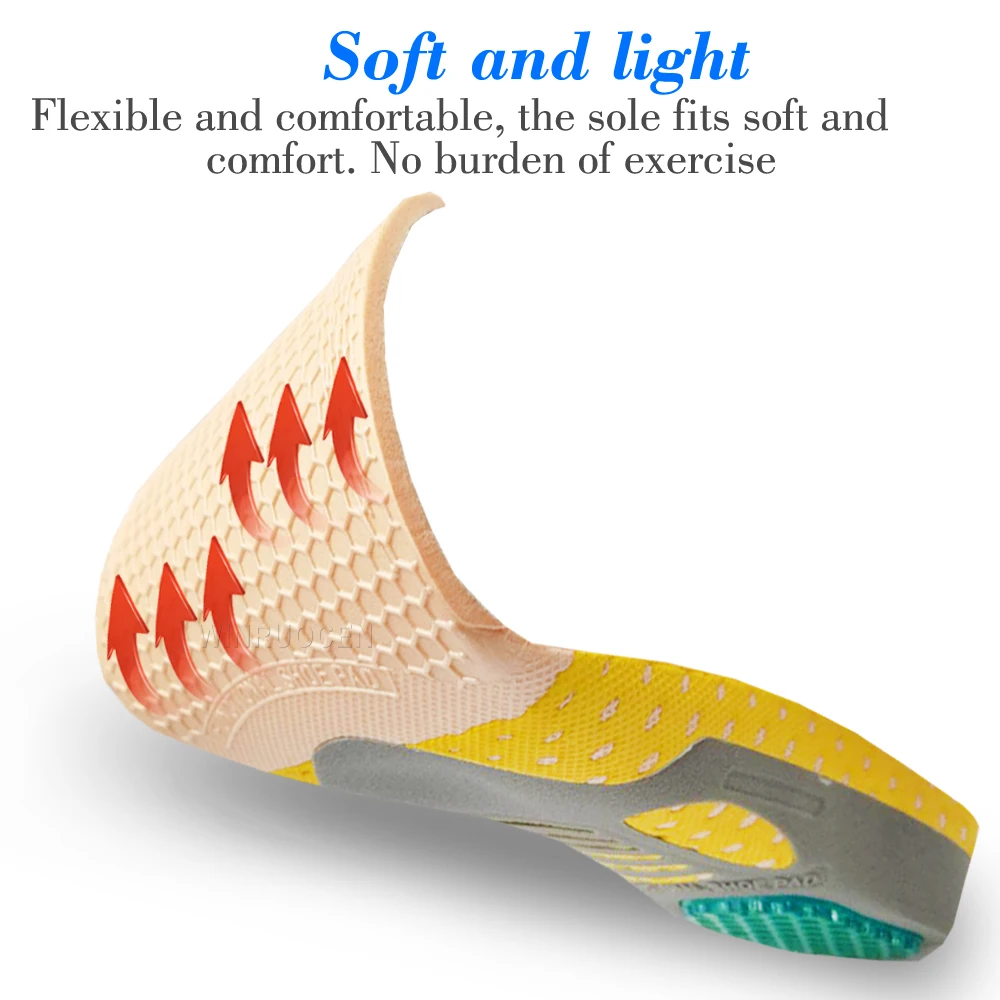 Top Trends: High Quality PVC Orthopedic Insoles Flat Foot Insert Men And Women Health Sole Pain Shoes Pad For Arch Support Plantar Fasciitis Shoppable Styles - Image 5