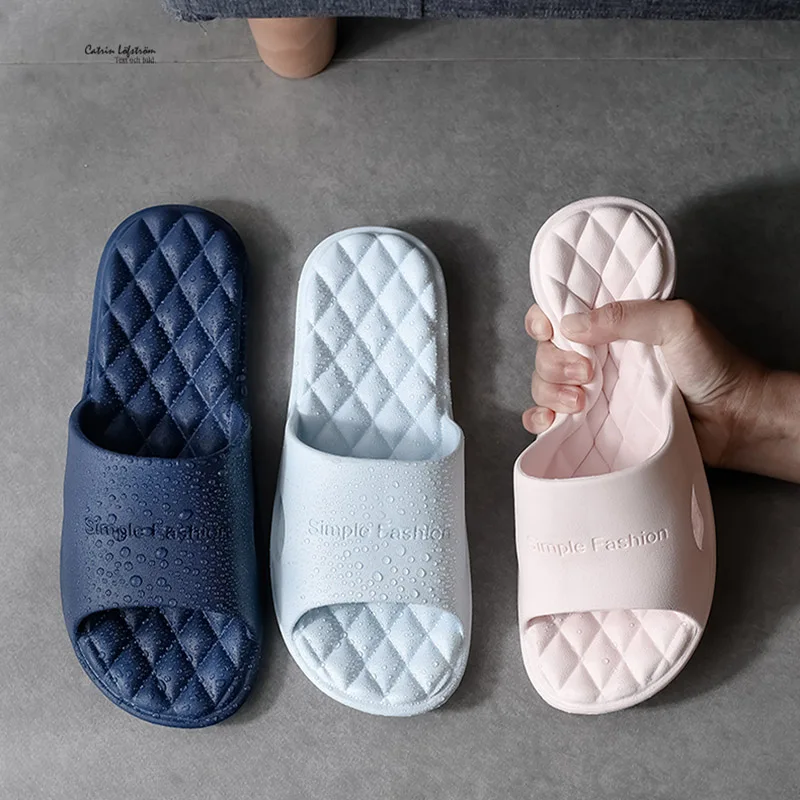 Top Trends: 2020 New Slippers Women Summer Thick Bottom Indoor Home Couples Home Bathroom Non-slip Soft Ins Tide To Wear Cool Slippers Shoppable Styles