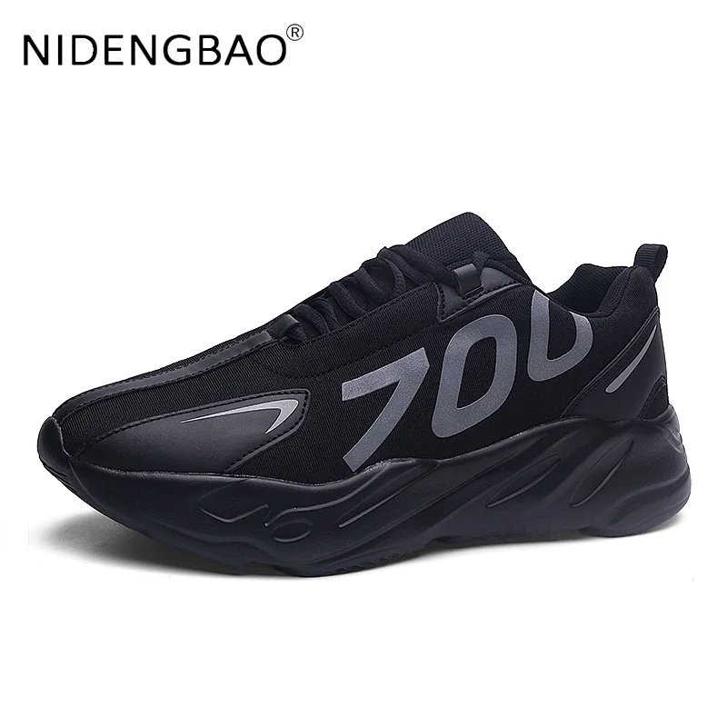 Top Trends: Men Platform Sneakers 2021 Lace Up Chunky Shoes Outdoor Running Sports Shoes Male Casual Vulcanized Footwear Tenis Masculino Shoppable Styles