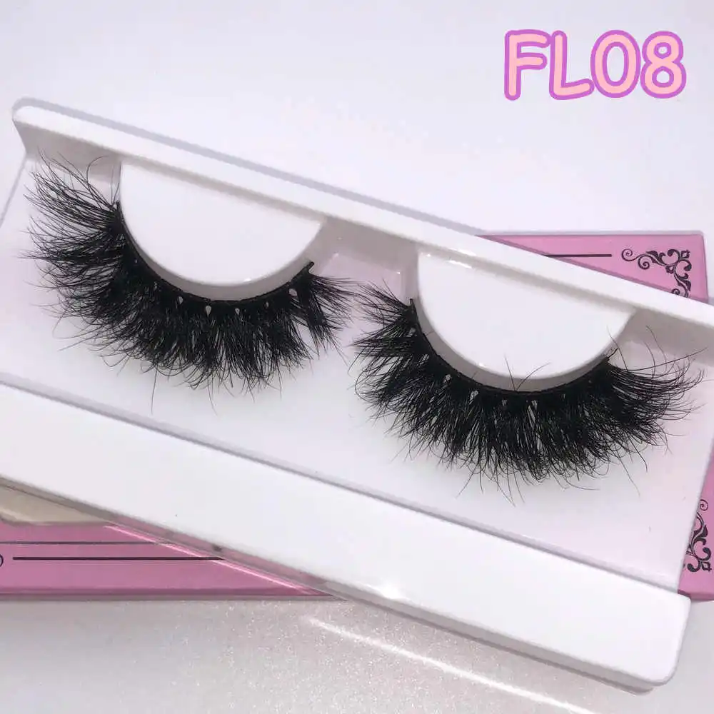 Top Trends: Mikiwi FL 20-22mm Makeup Mink Lashes 3D Fluffy Cruelty Free Natural Mink Lashes Cross Volume False Eyelashes Eyelash Extension Shoppable Styles - Image 3