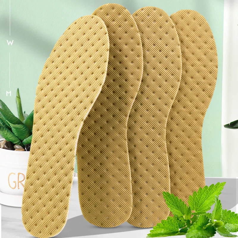 Top Trends: 5 Pairs Deodorant Insoles Light Weight Shoes Pad Absorb-Sweat Breathable Bamboo Charcoal Thin Sports Insoles Men Women Shoppable Styles