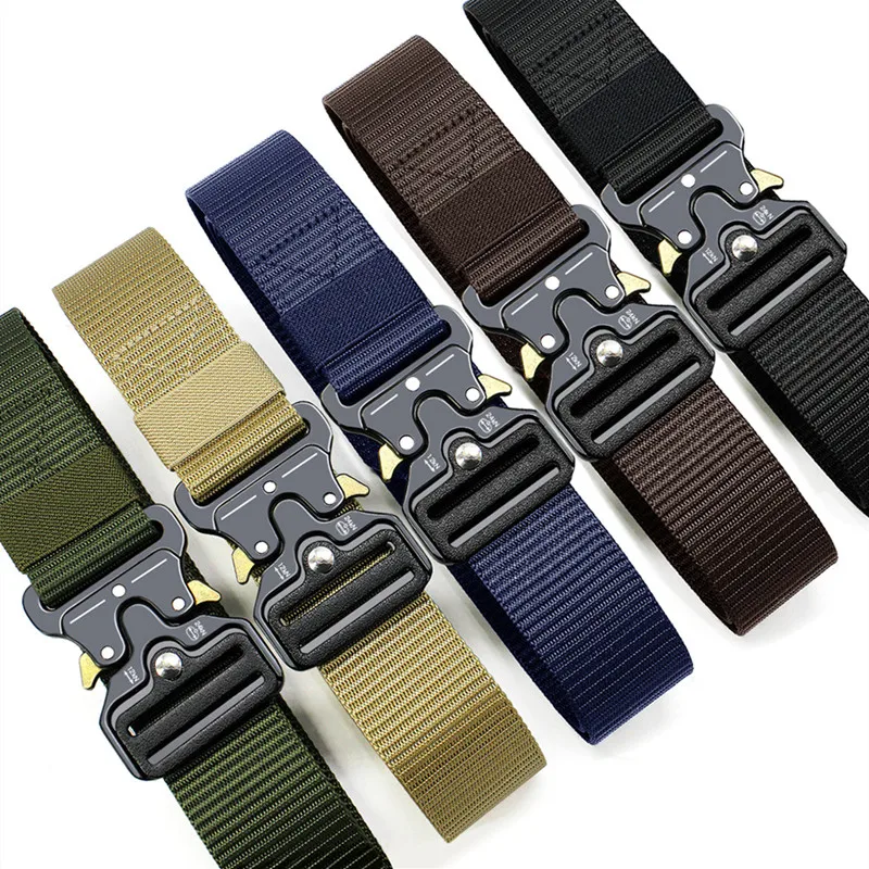 Top Trends: 2024 New Belt Tactical Metal Belt Multifunctional Alloy Buckle High Quality Waist Buckle Nylon Belt Shoppable Styles