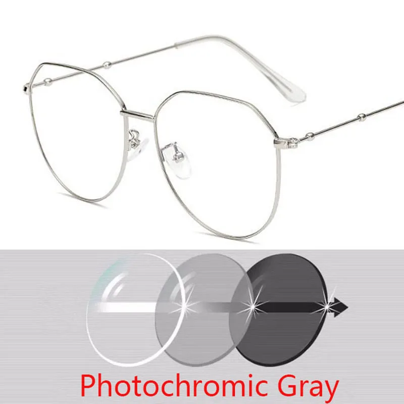 Top Trends: Metal Irregular Polygon Reading Eyeglasses Women Men Prescription Spectacles Eyewear + 0.5 + 0.75 + 1 + 1.25 + 1.5 + 2 + 2.5 + 3 + 3.5 + 4 Shoppable Styles - Image 3