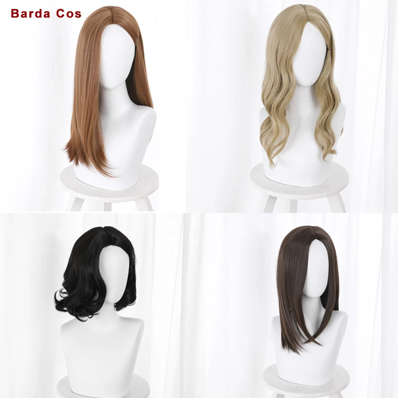 Top Trends: Games Lady Dimitrescu Vampire Alcina Bela Cassandra Daniela Cosplay Wigs 45cm Long Wig Woman Carnival Party Witch Headdress Prop Shoppable Styles