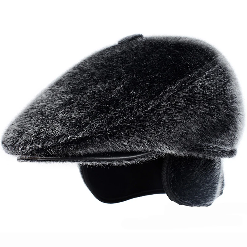 Top Trends: New Winter Old Man Hat Dad Cap Middle-aged Men&#039;s Winter Hat Seniors Forward Cap Earflap Keep Warm Caps Shoppable Styles