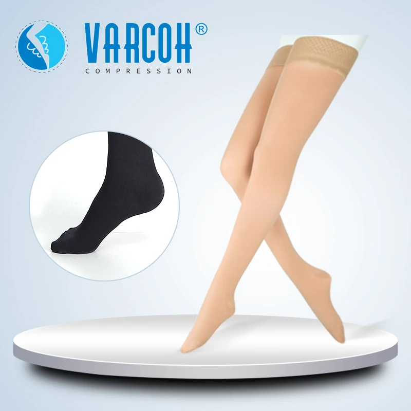 Top Trends: Thigh High Compression Stockings Extra Firm Support 30-40 MmHg Medical Gradient For Women & Men Varicose Veins Edema Swelling Shoppable Styles