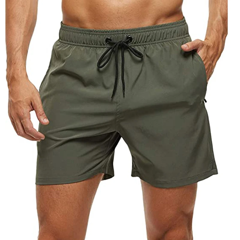 Top Trends: Elastic Closure Men&#039;s Swim Trunks Quick Dry Beach Shorts With Zipper Pockets And Mesh Lining Shoppable Styles