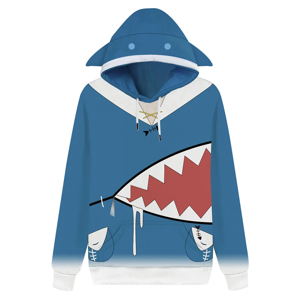 Top Trends: Hololive English VTuber Gawr Gura Cosplay Hoodie 3D Printed Sweatshirt Men Women Casual Ookami Mio Pullover Zip Up Jacket Coat Shoppable Styles